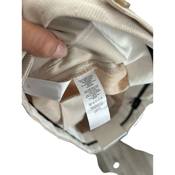 Ann Taylor The STRAIGHT Cream Linen Blend Business Pants Size 10 officewear NWT - Picture 12 of 15